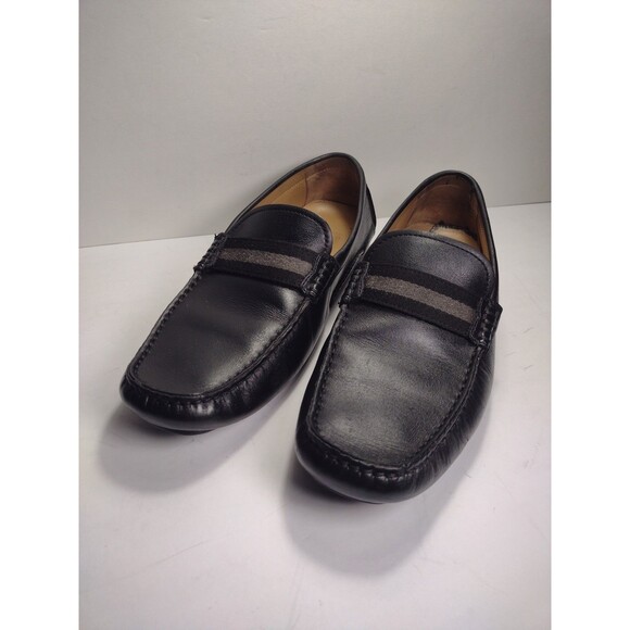Bally Men\'s Waltec Walker Black Leather Driving Loafers Size 10 US main image 10